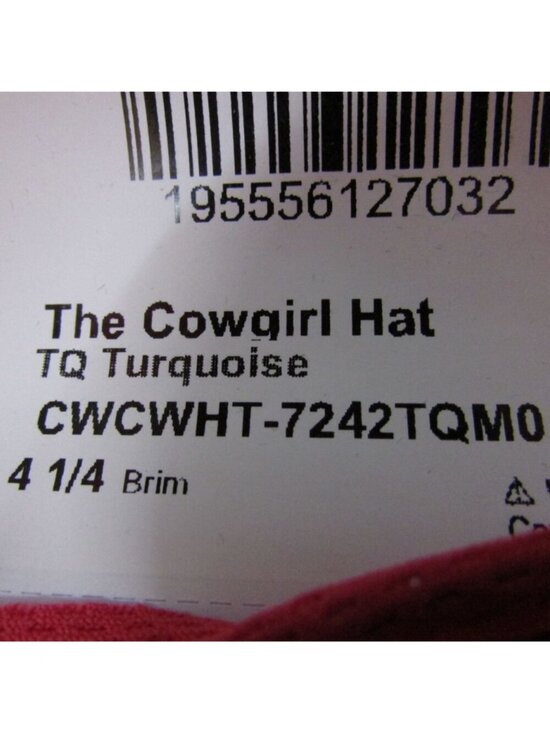 Charlie 1 Horse Women\'s The Cowgirl Hat Turquoise CWCWHT-7242TQM0 main image 2
